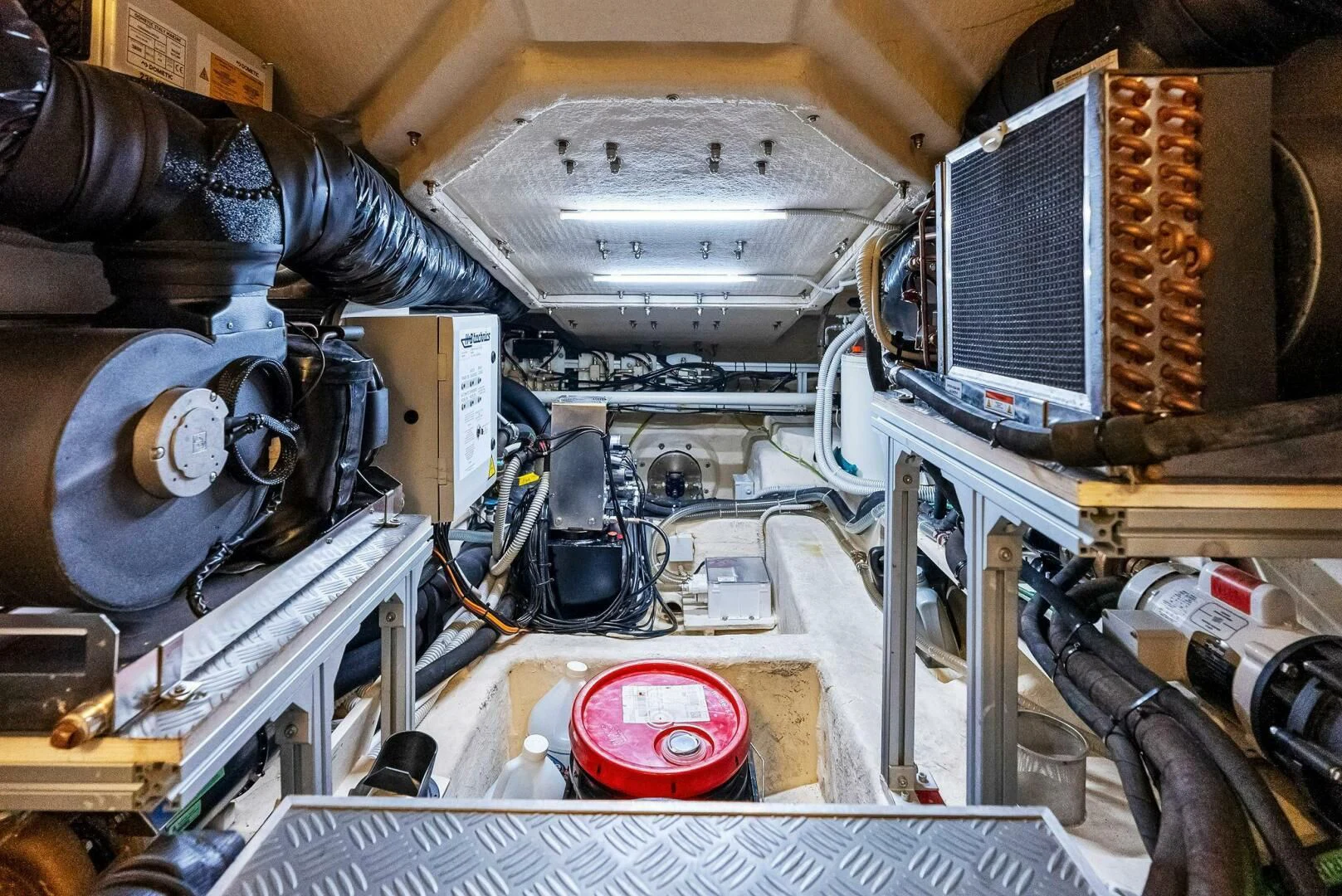 a machine with a red circle aboard INEA Yacht for Sale