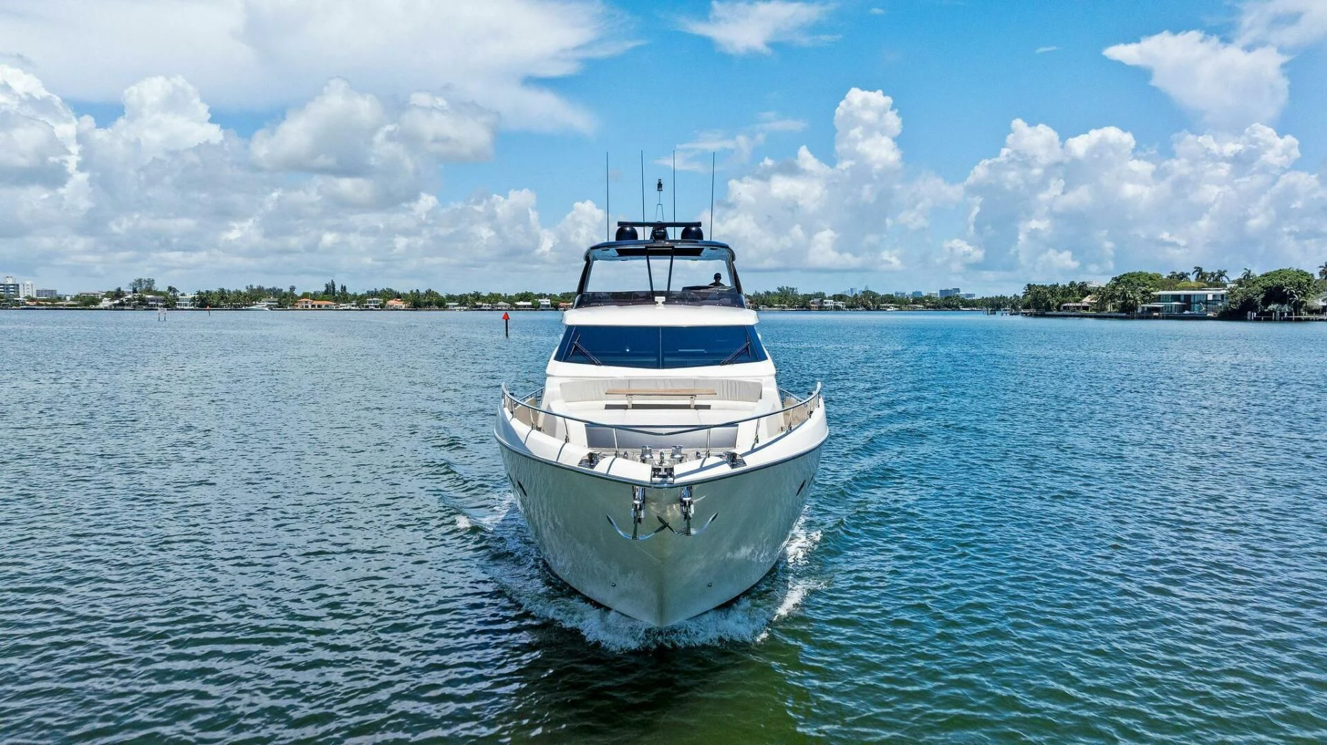 a boat on the water aboard INEA Yacht for Sale