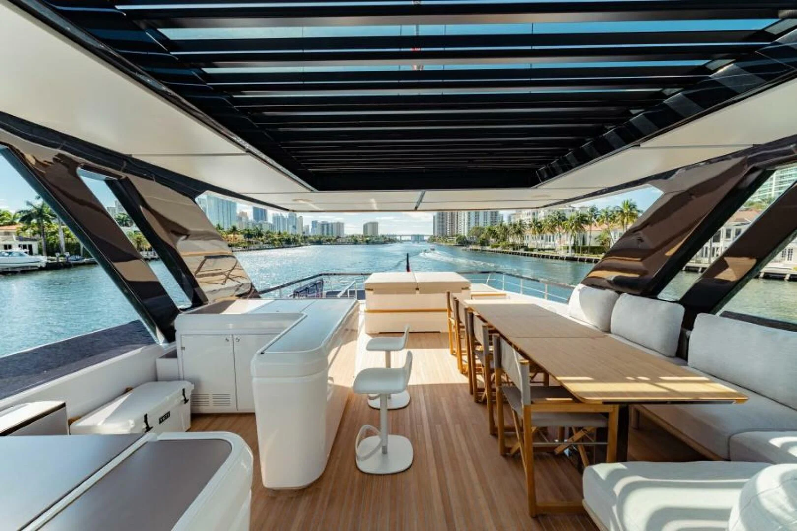a boat on the water aboard INEA Yacht for Sale