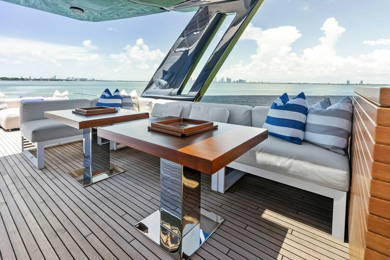 a boat on a boat aboard INEA Yacht for Sale