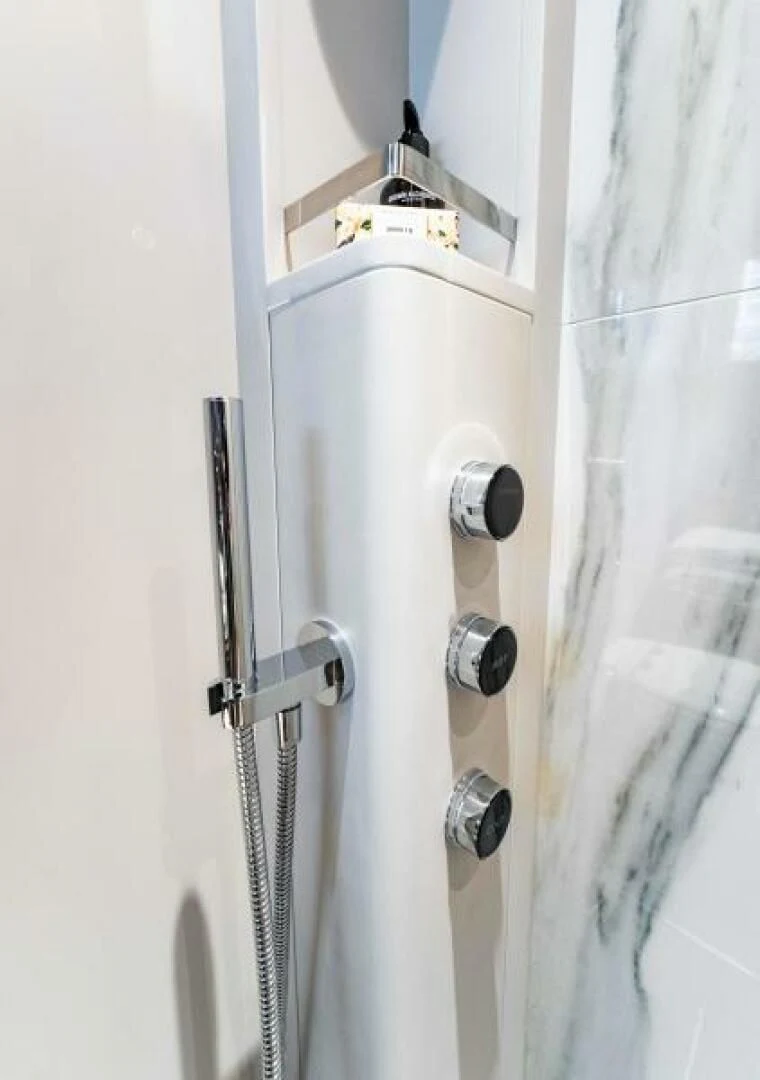 a metal door with a lock aboard INEA Yacht for Sale