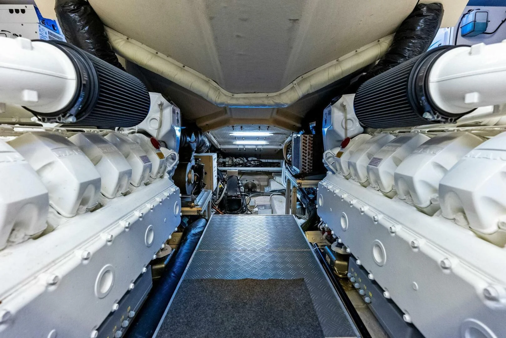 a close-up of a machine aboard INEA Yacht for Sale