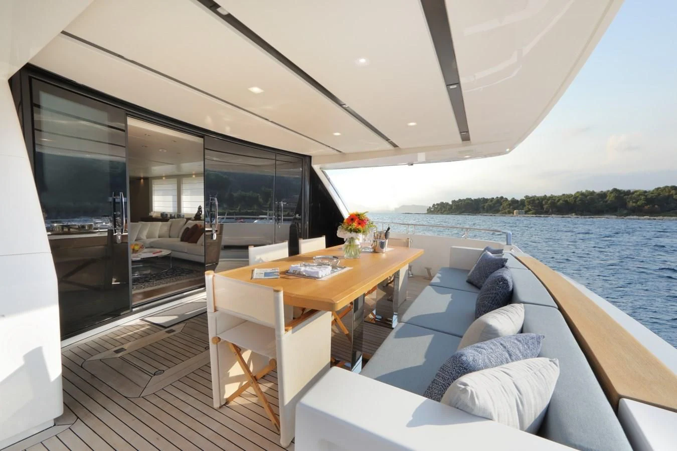 a boat on the water aboard COBANA Yacht for Sale