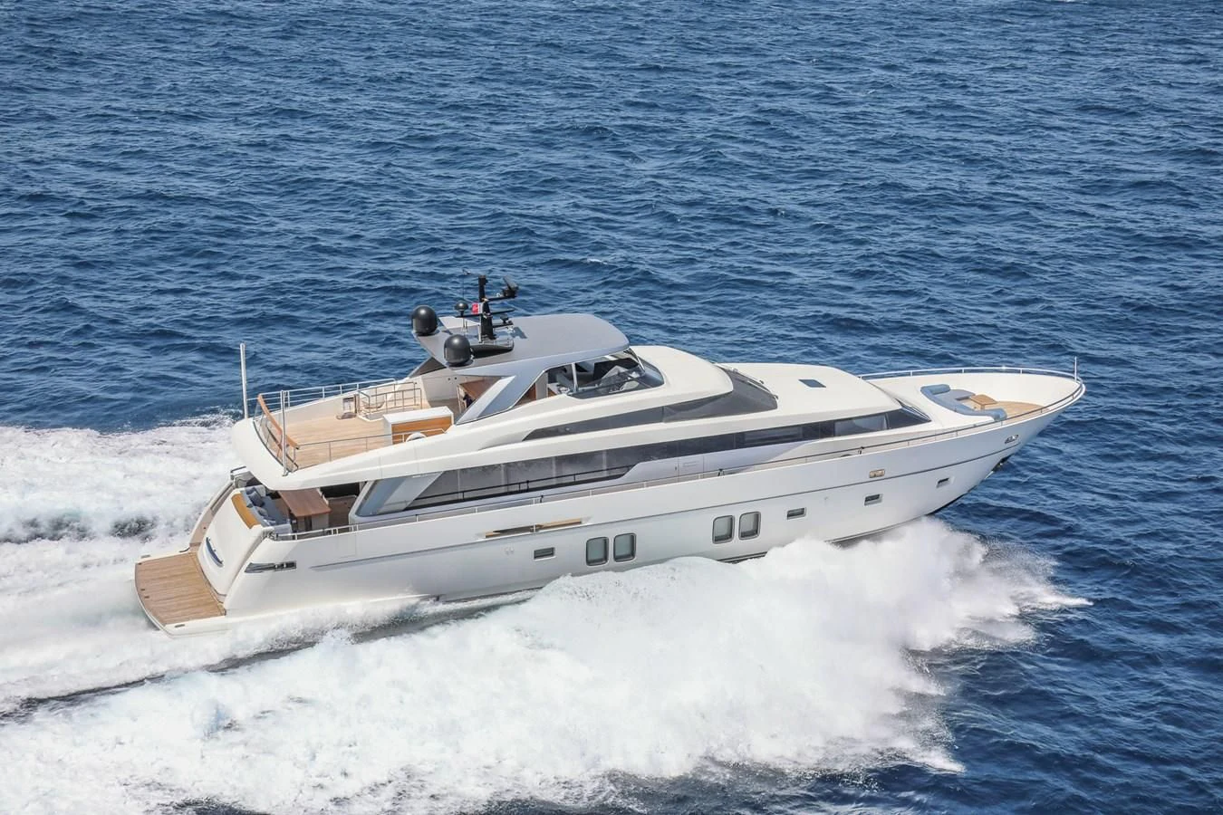 a boat in the water aboard COBANA Yacht for Sale