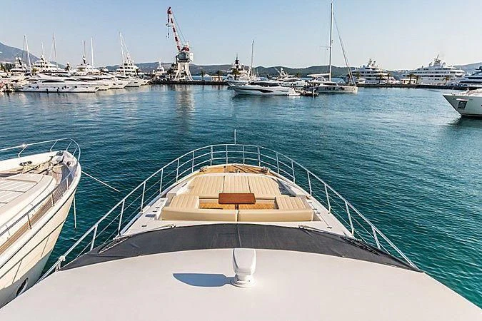a boat in the water aboard LENA Yacht for Sale