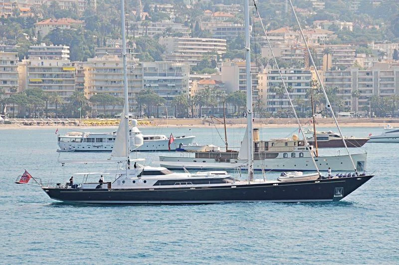 a boat on the water aboard ENTERPRISE C Yacht for Sale