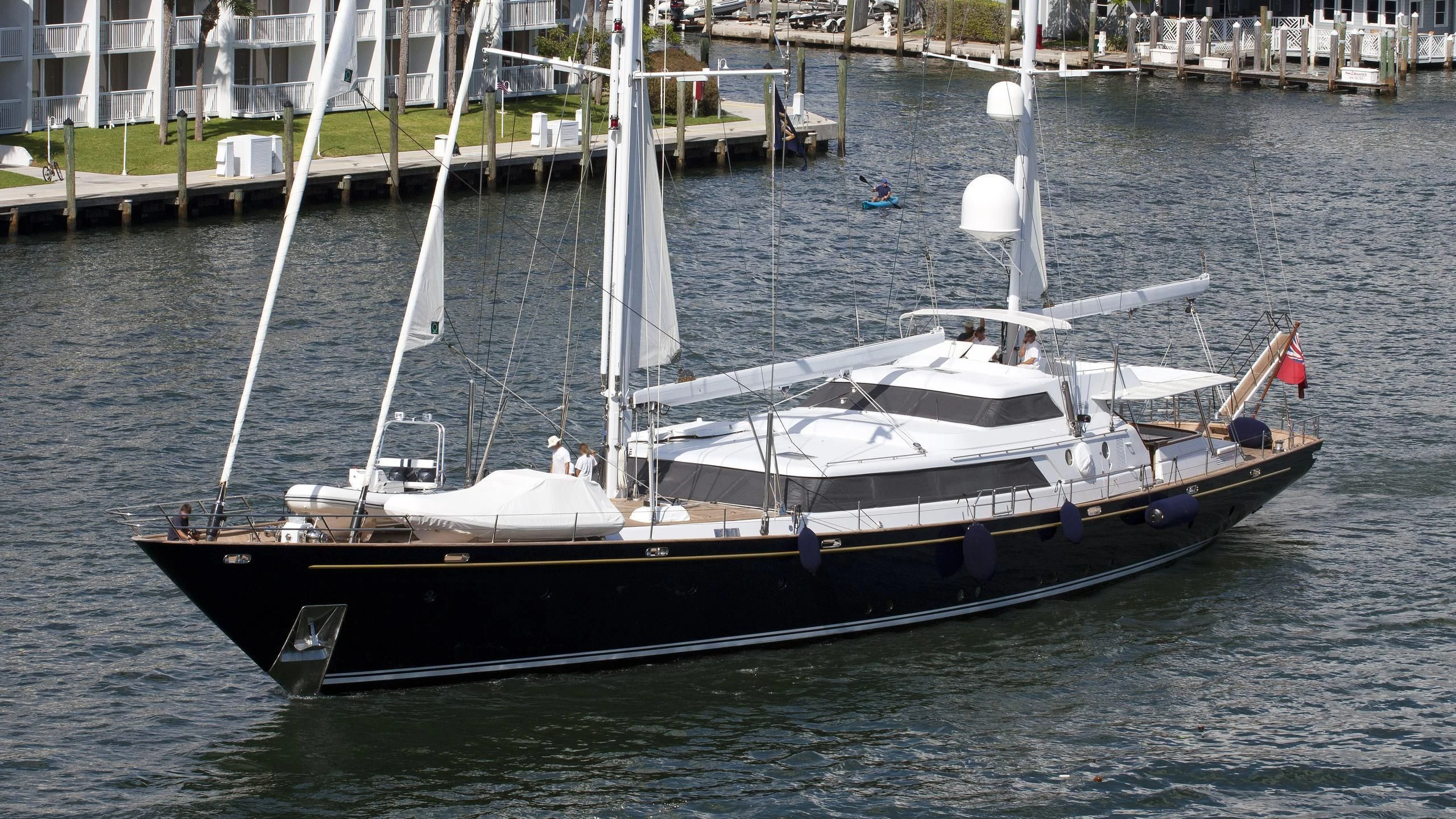 a boat in the water aboard ENTERPRISE C Yacht for Sale