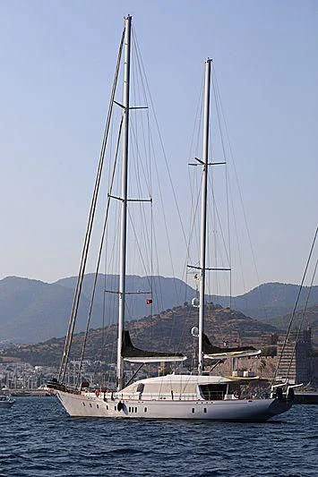 a boat on the water aboard G GIRL Yacht for Sale