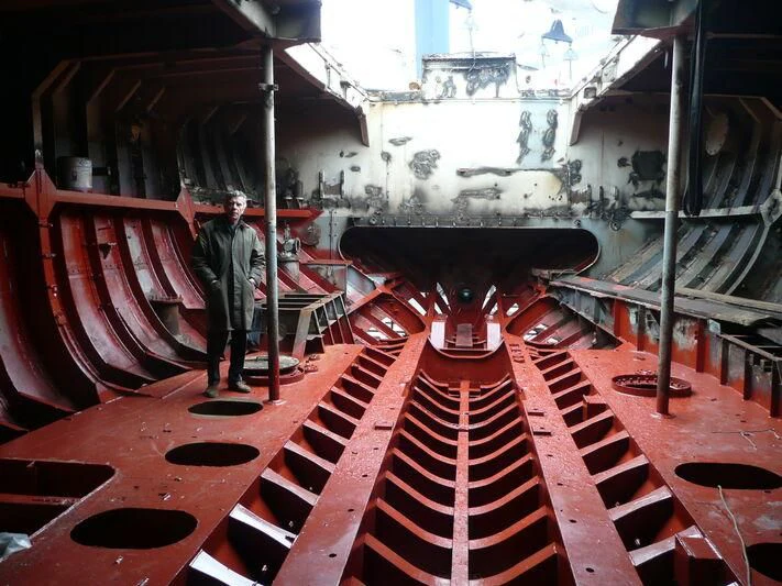 a person standing on a stage aboard VERVECE Yacht for Charter
