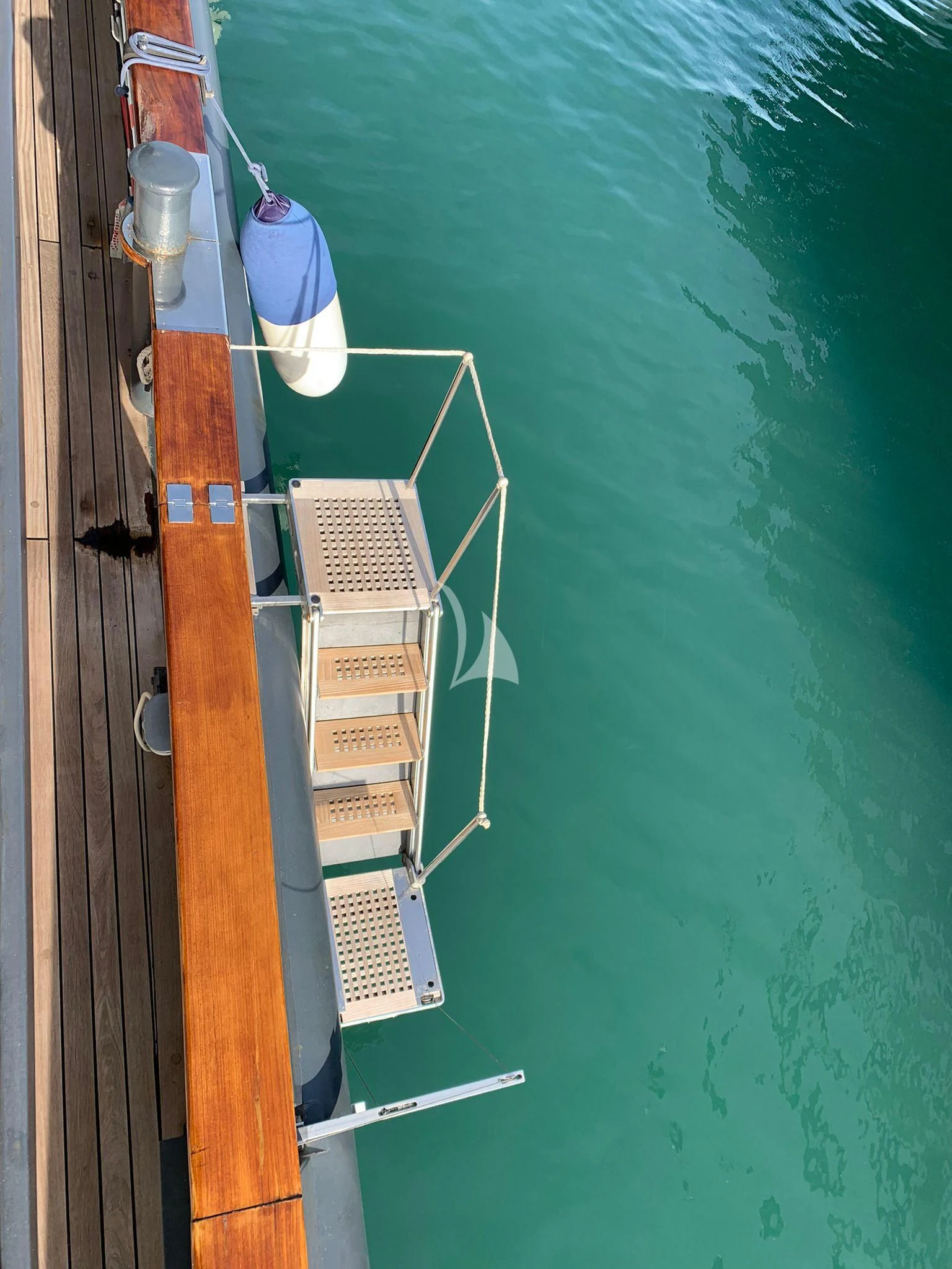 a boat on the water aboard VERVECE Yacht for Charter