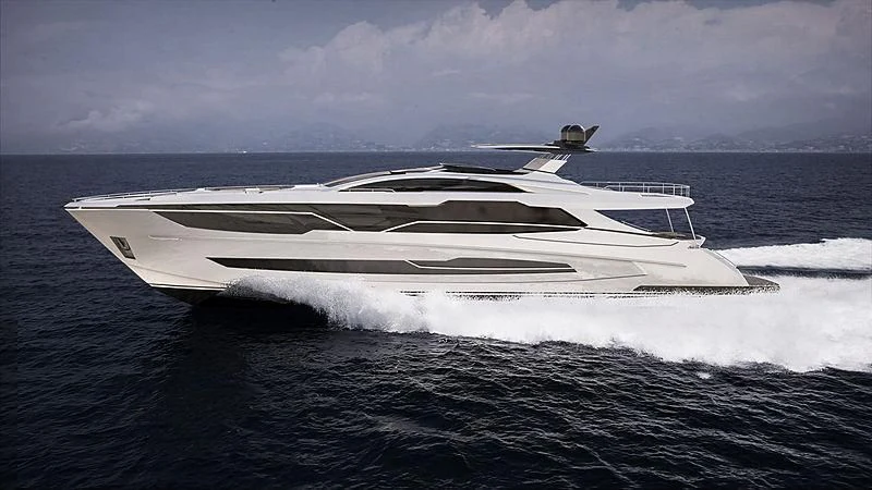 a boat on the water aboard SEDNA 100 #01 Yacht for Sale