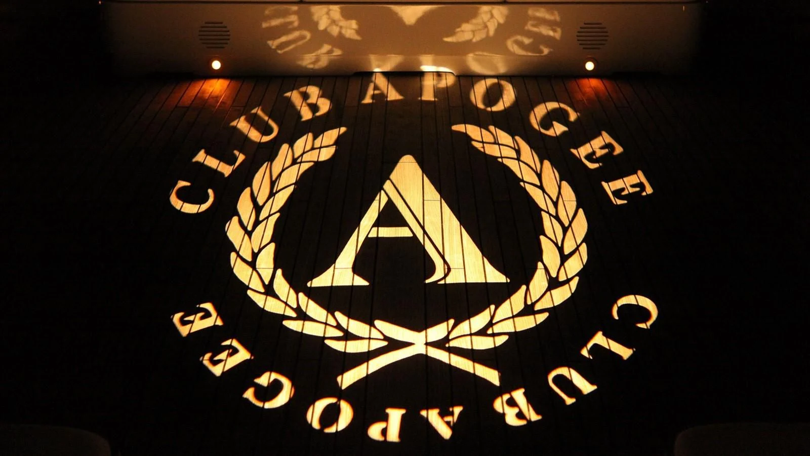 logo aboard APOGEE Yacht for Sale