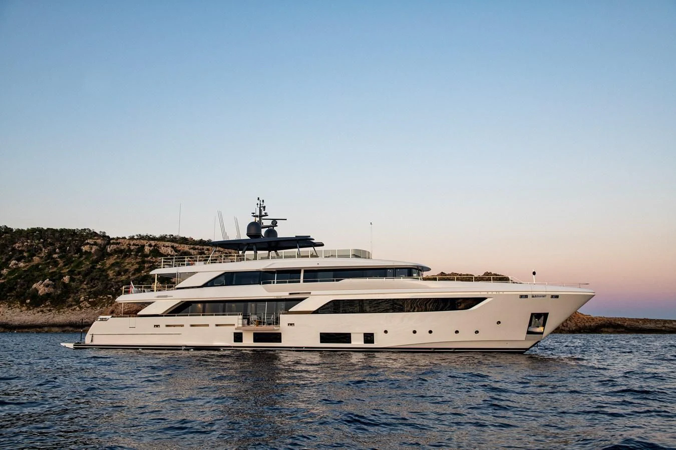 a boat on the water aboard PALOMA Yacht for Sale