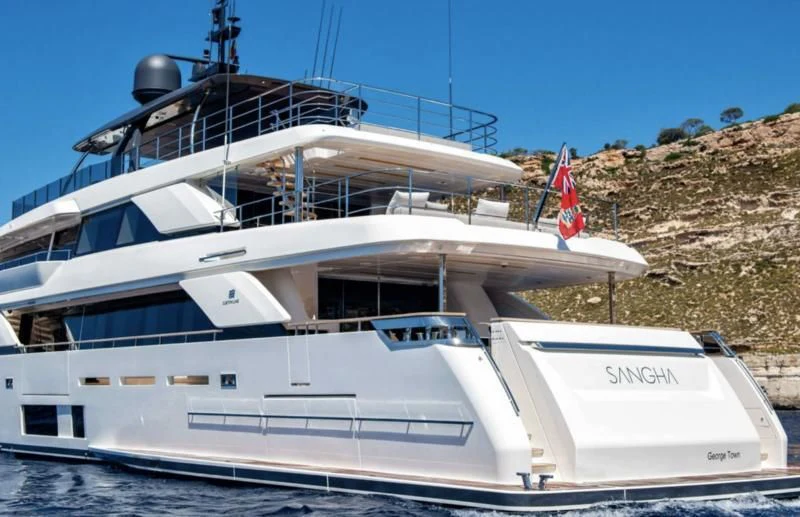 a boat on the water aboard PALOMA Yacht for Sale