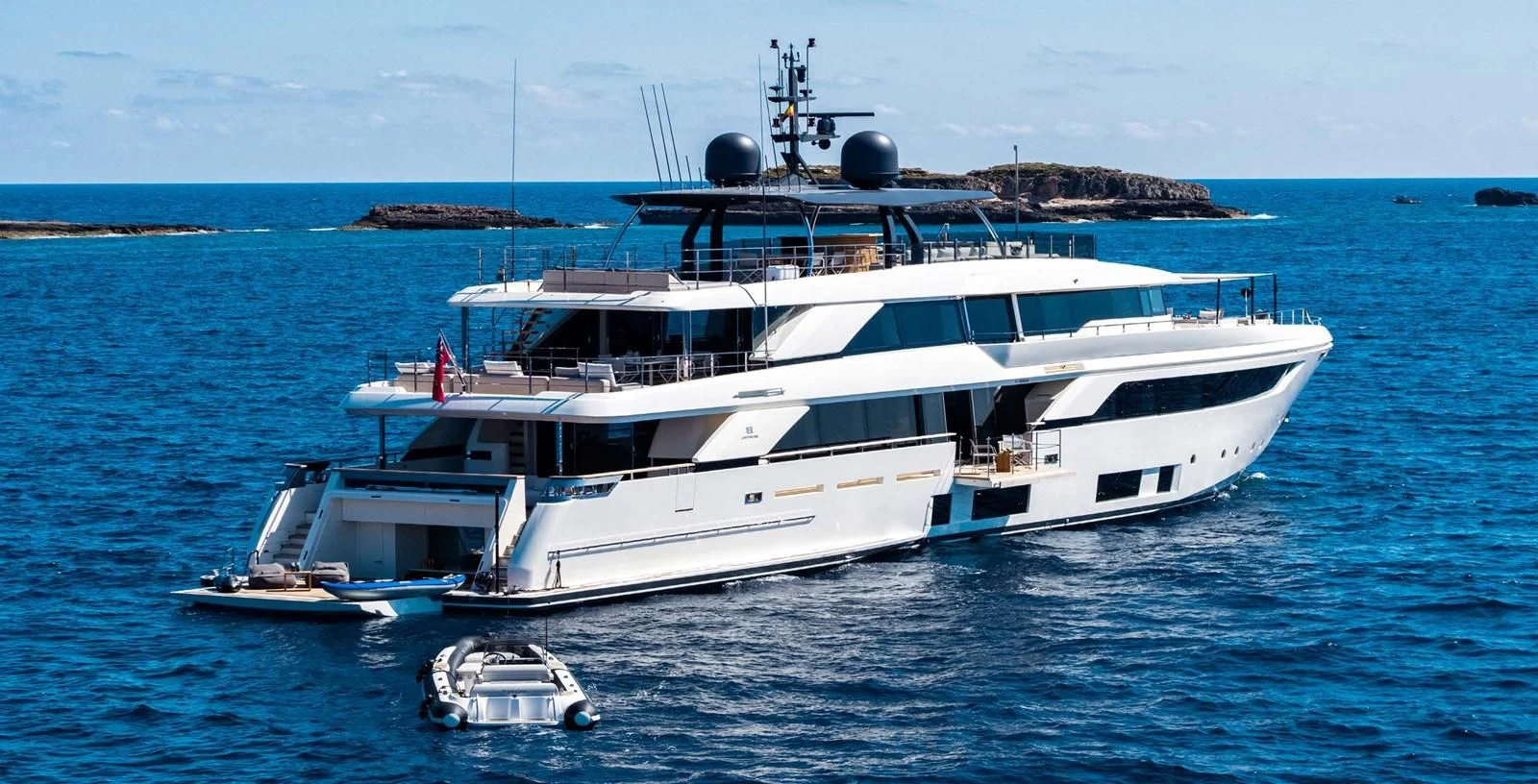 a boat on the water aboard PALOMA Yacht for Sale