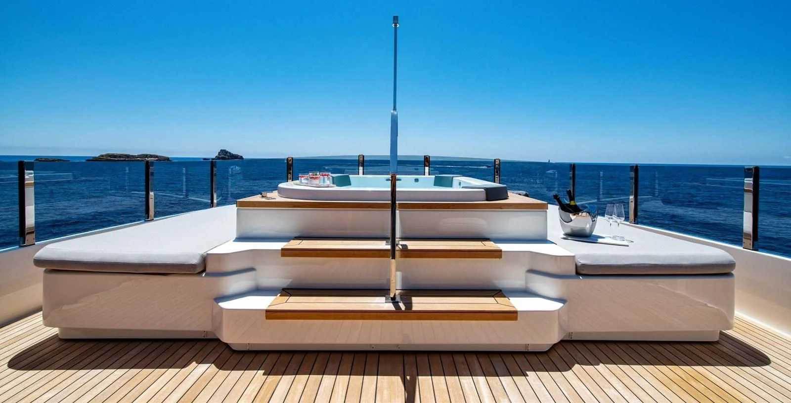 a boat on a dock aboard PALOMA Yacht for Sale
