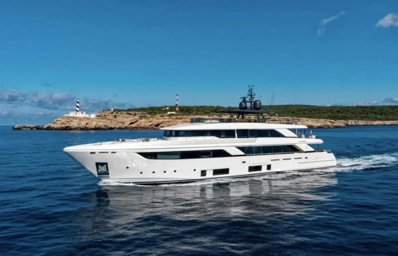 a boat on the water aboard PALOMA Yacht for Sale