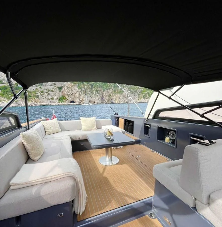 a boat on the water aboard PALOMA Yacht for Sale