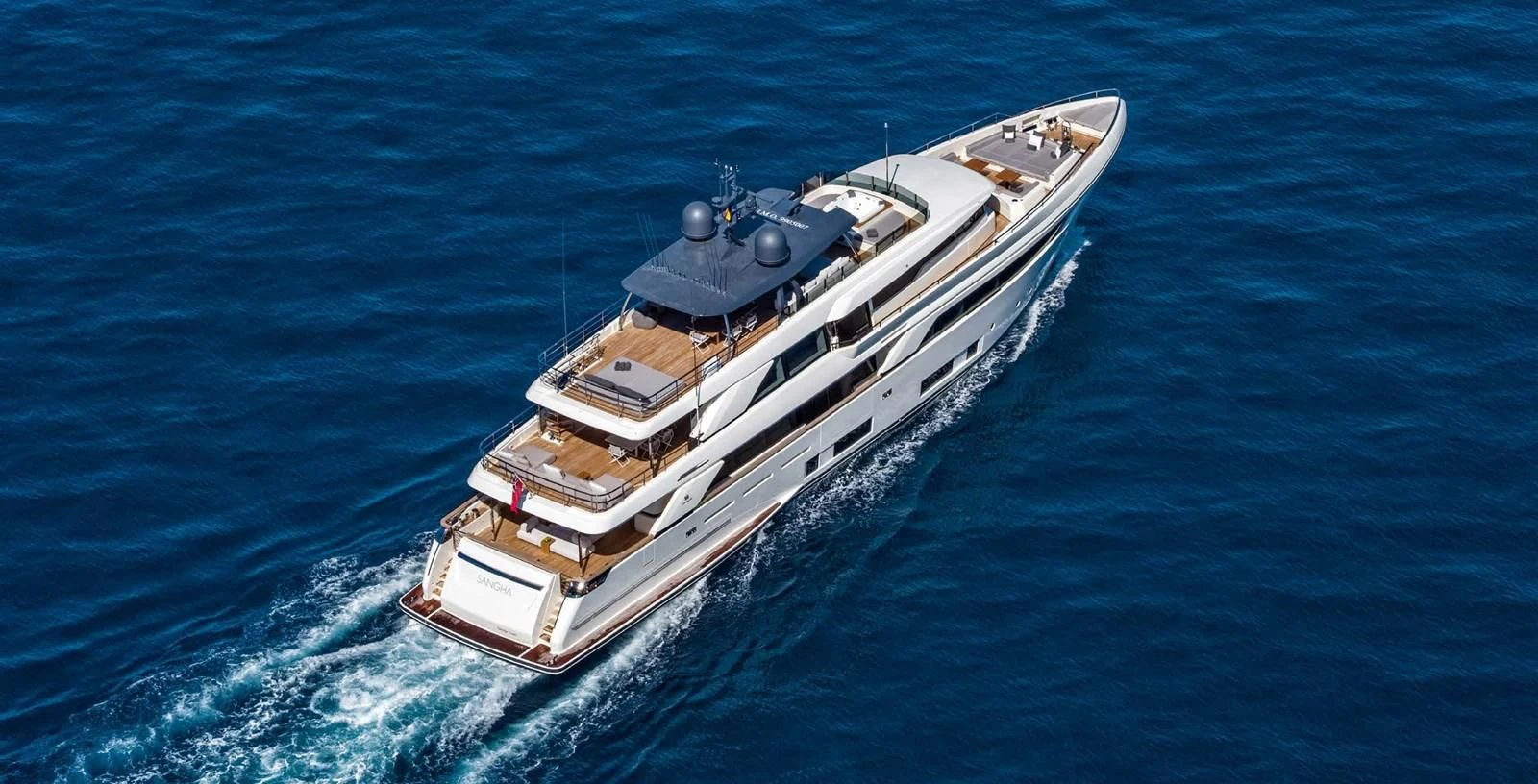 a boat in the water aboard PALOMA Yacht for Sale