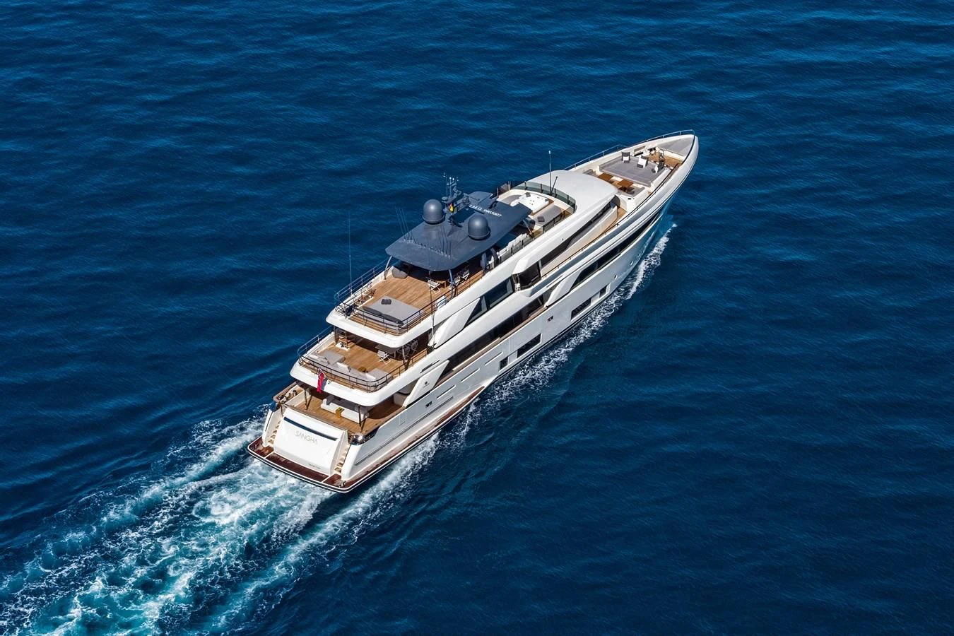 a boat in the water aboard PALOMA Yacht for Sale