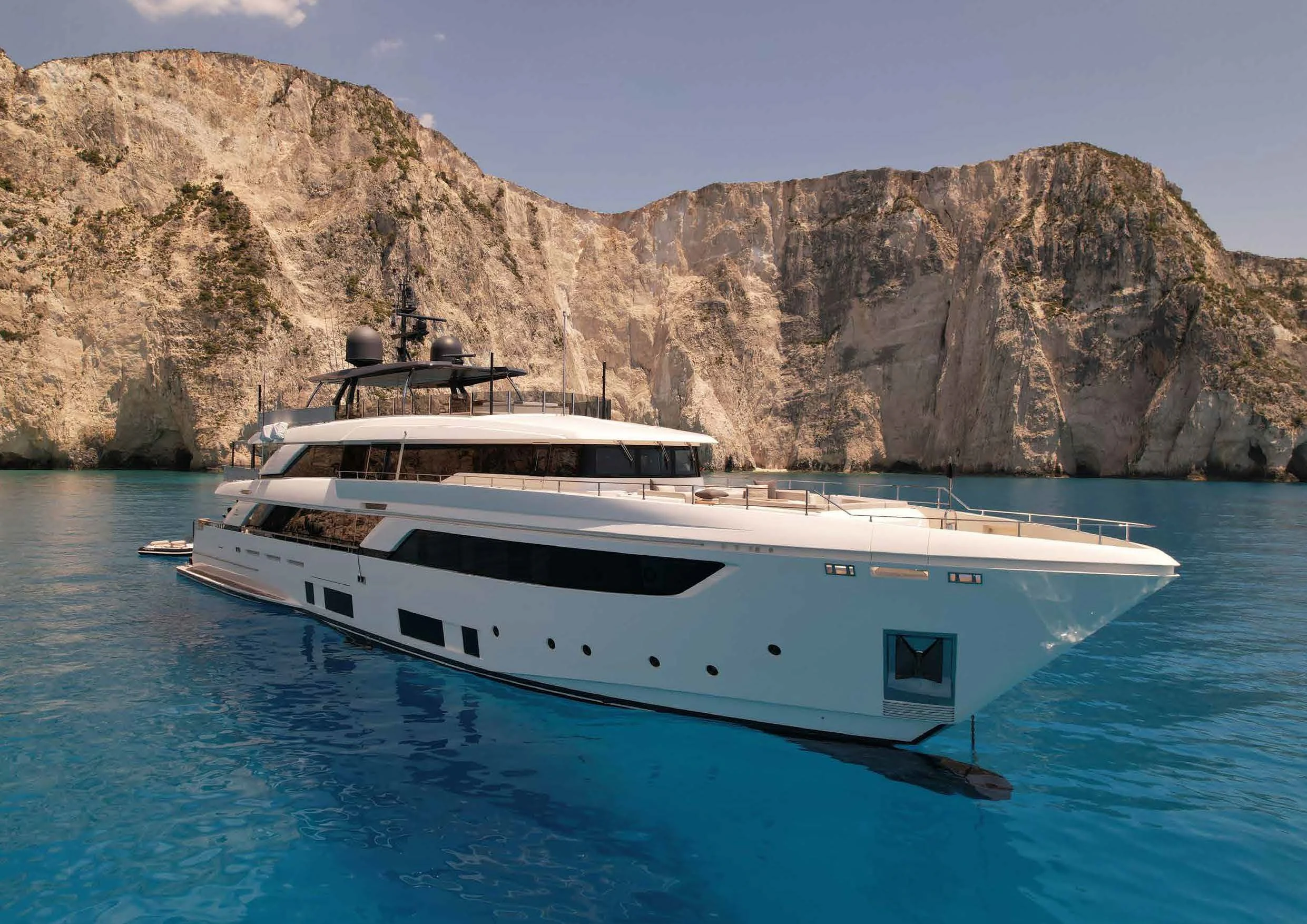 a boat in the water aboard PALOMA Yacht for Sale