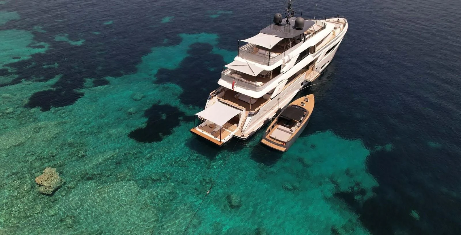 a boat on the water aboard PALOMA Yacht for Sale