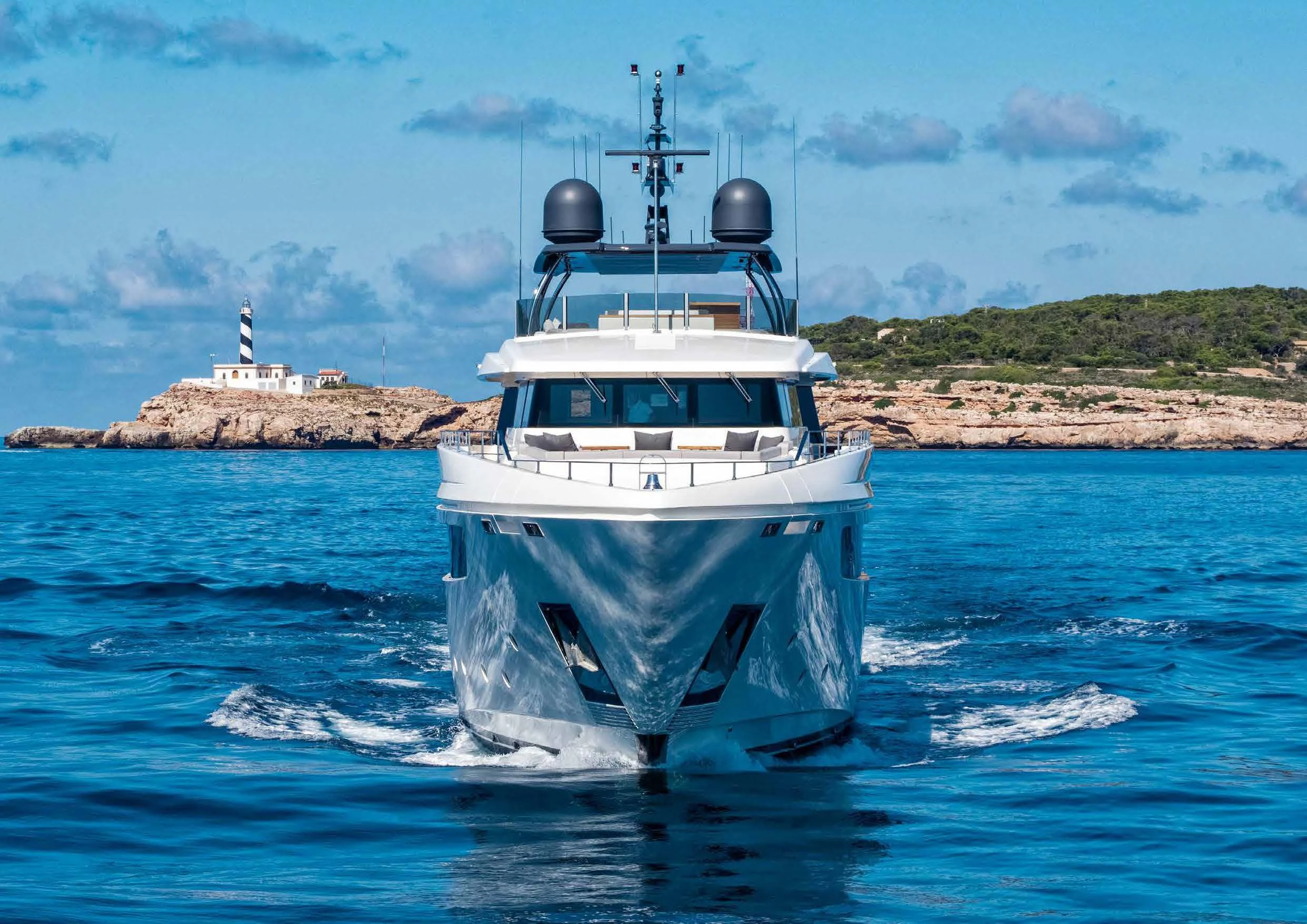 a boat in the water aboard PALOMA Yacht for Sale