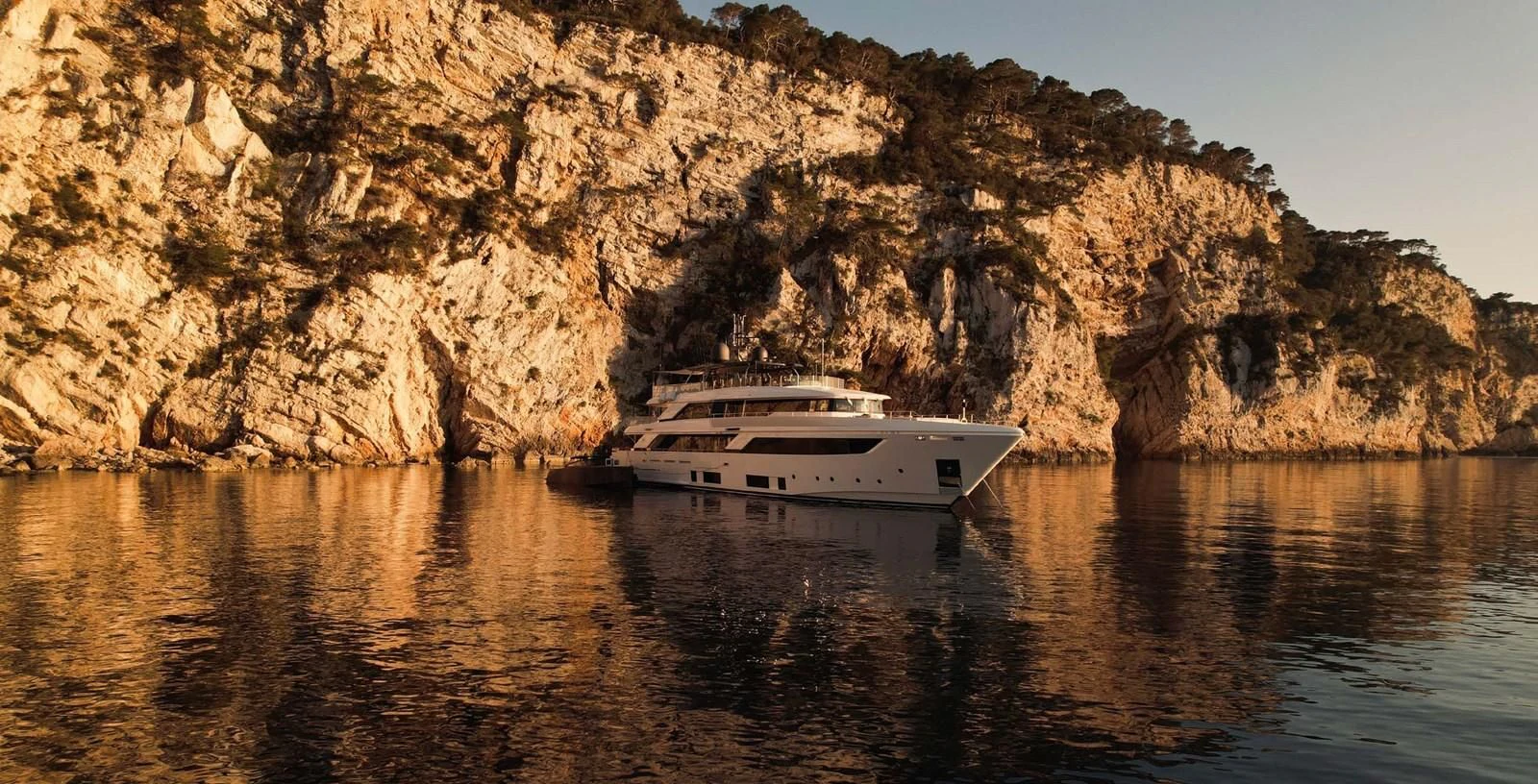 a boat on the water aboard PALOMA Yacht for Sale