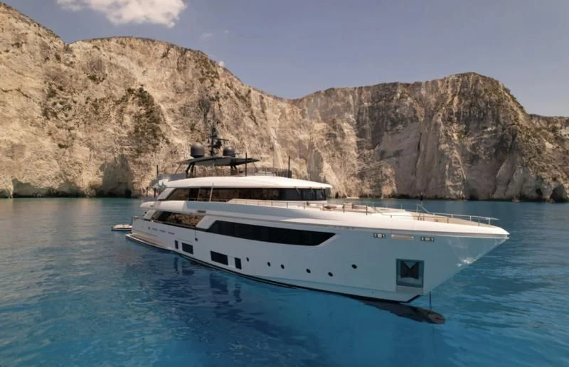 a boat in the water aboard PALOMA Yacht for Sale