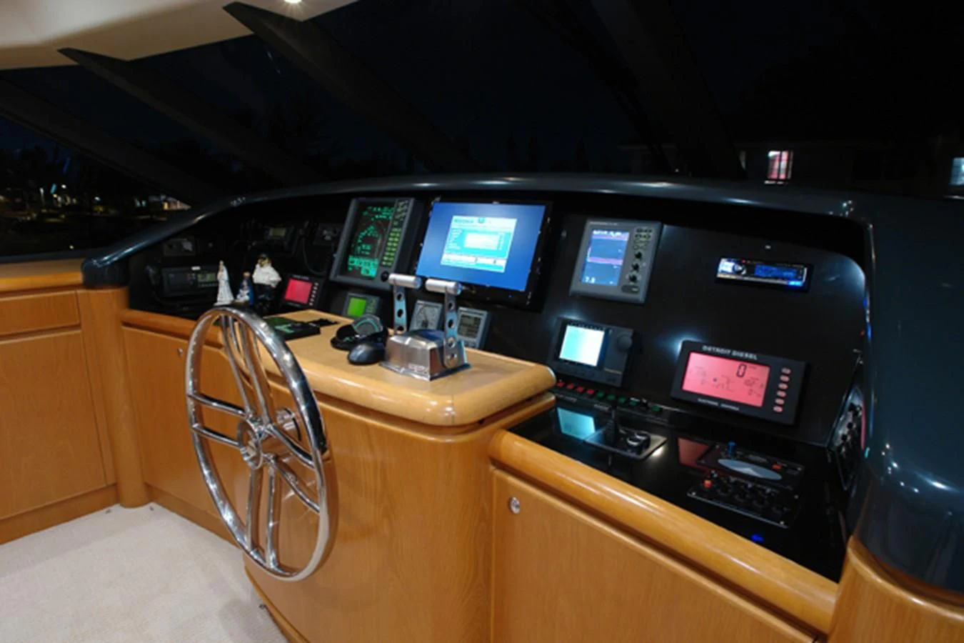 a control panel with many buttons aboard SANTO ANTONIO Yacht for Sale