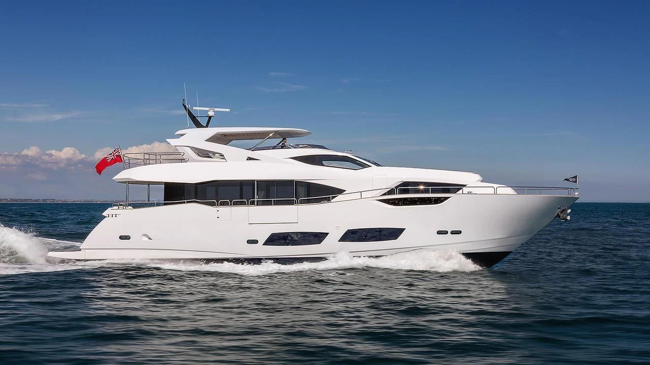 a white yacht in the water aboard 95 YACHT Yacht for Sale