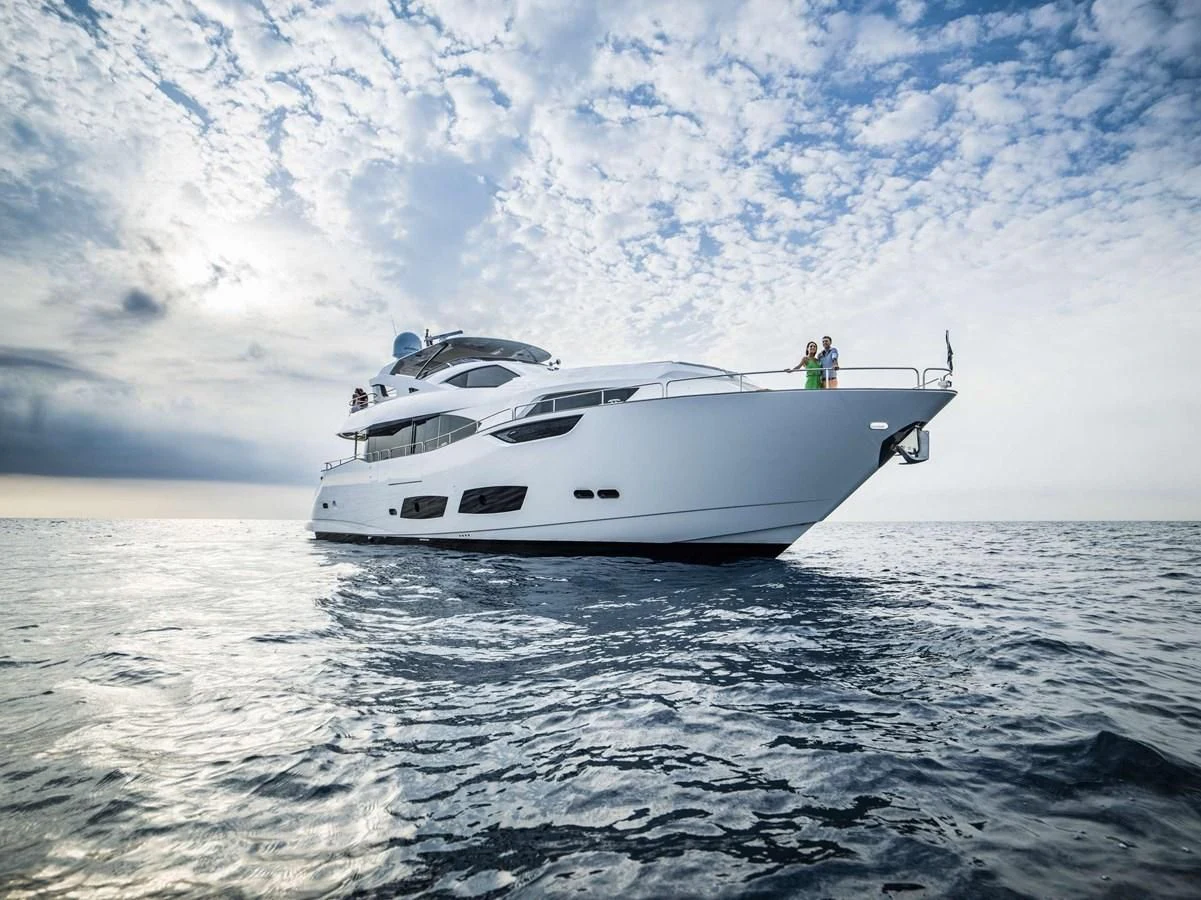 a white yacht in the water aboard 95 YACHT Yacht for Sale
