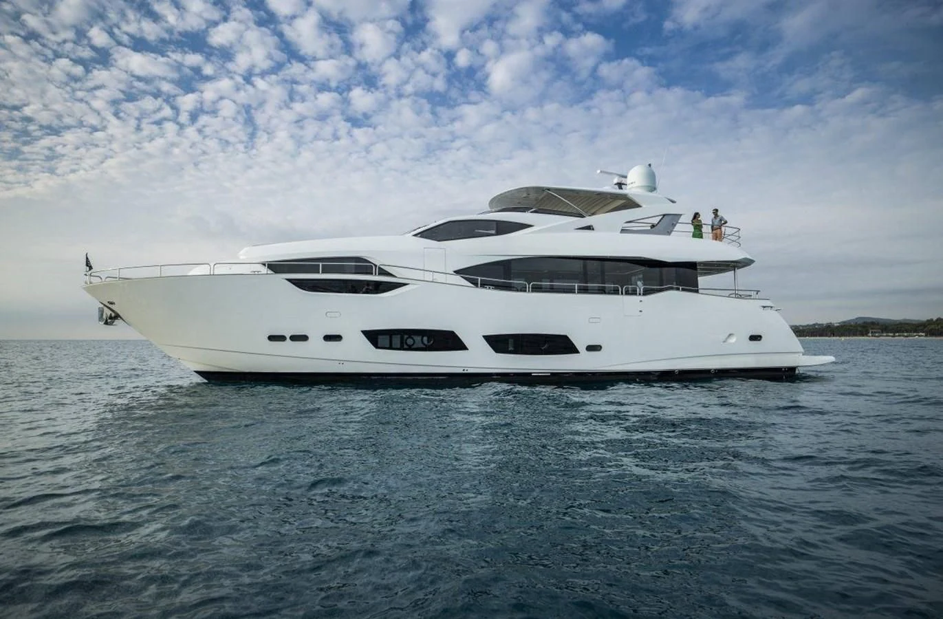 a white yacht on the water aboard 95 YACHT Yacht for Sale