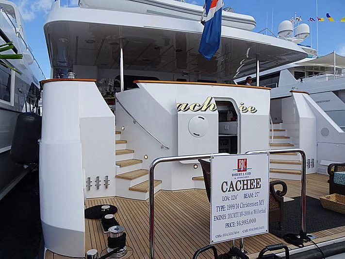 a large white machine aboard SEAQUEST Yacht for Sale