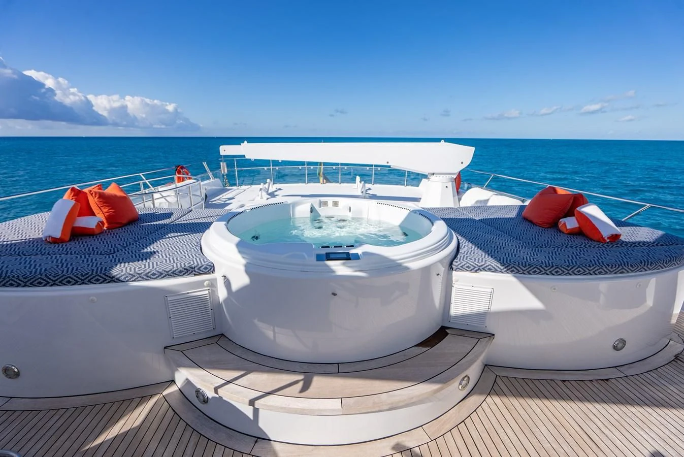 a boat on the water aboard SEAQUEST Yacht for Sale