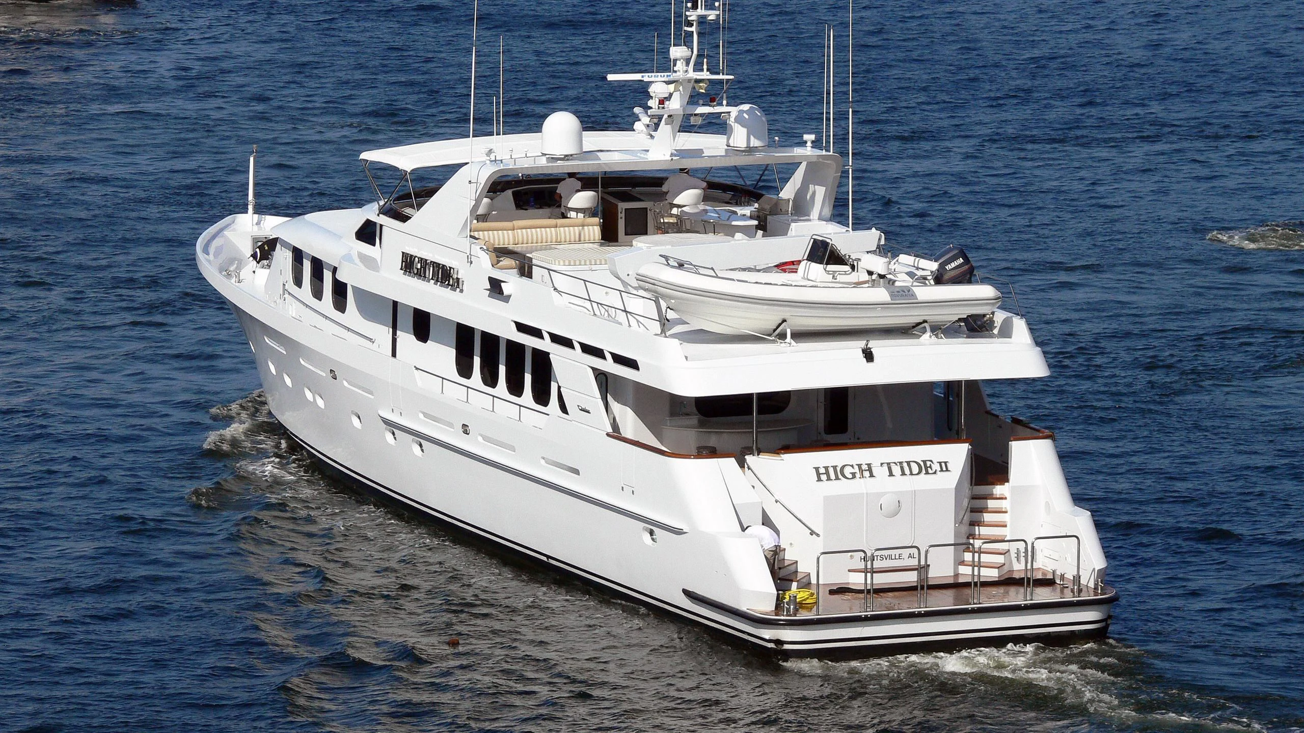 a boat on the water aboard SEAQUEST Yacht for Sale