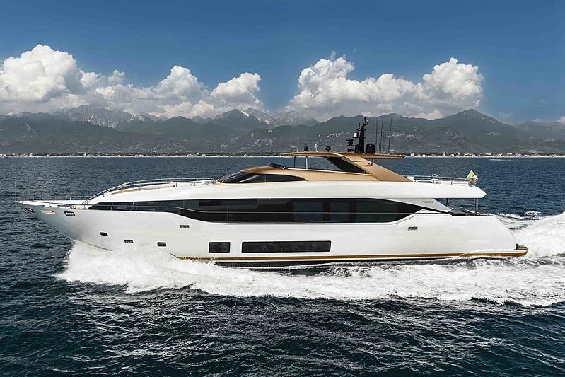a boat on the water aboard KIMOJO Yacht for Sale