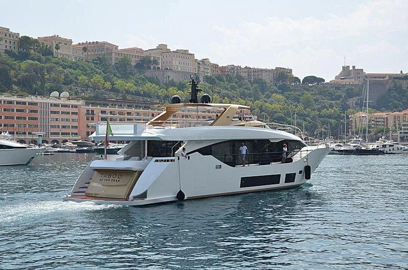 a boat on the water aboard KIMOJO Yacht for Sale