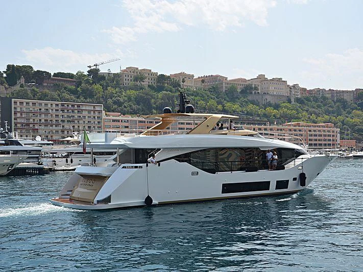 a boat on the water aboard KIMOJO Yacht for Sale