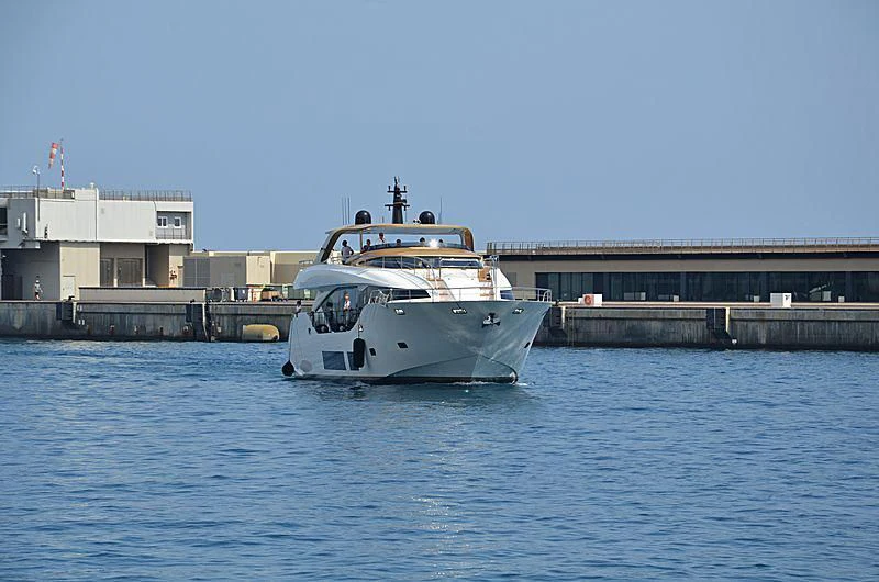 a boat in the water aboard KIMOJO Yacht for Sale