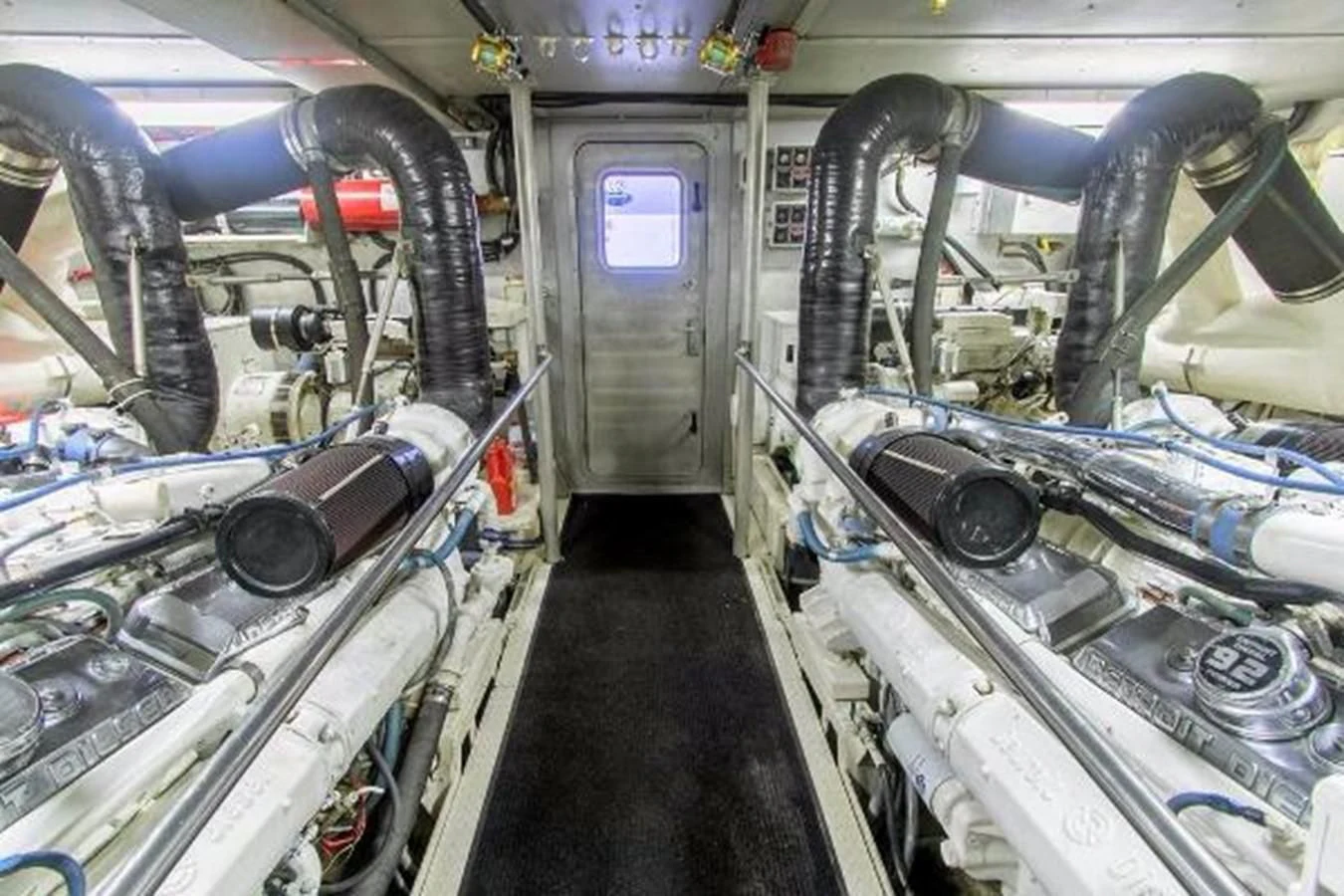 a large machine inside a room aboard MONARCH Yacht for Sale
