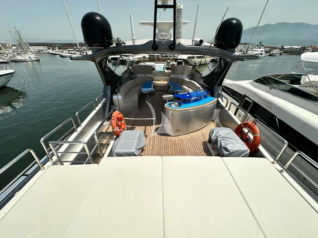 a boat on the water aboard LADY B Yacht for Charter