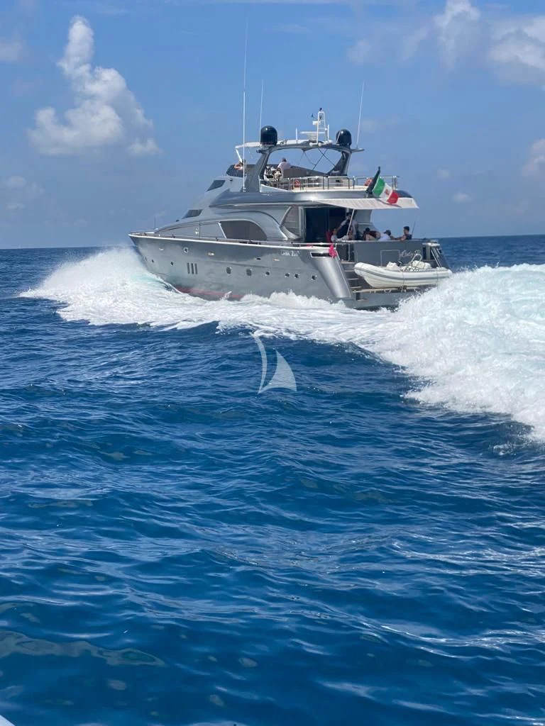 a boat on the water aboard LADY B Yacht for Charter