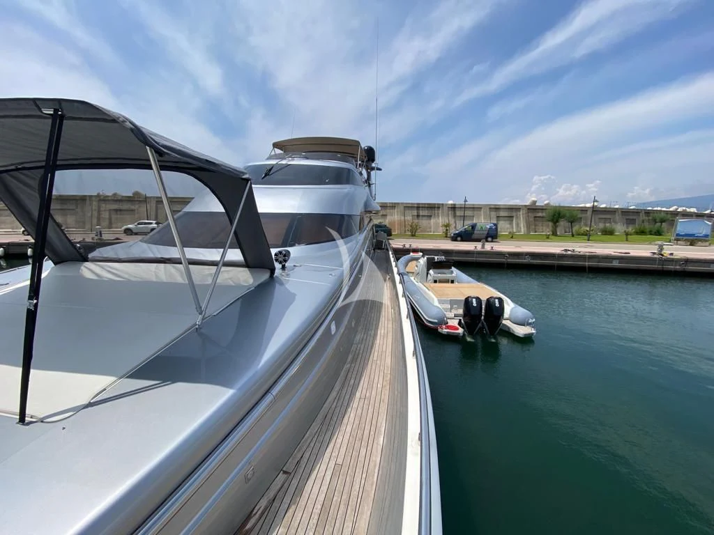 a boat on the water aboard LADY B Yacht for Charter
