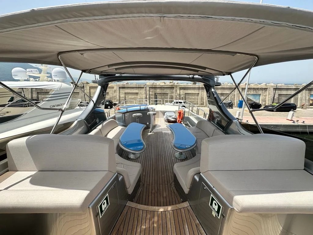 the inside of a boat aboard LADY B Yacht for Charter