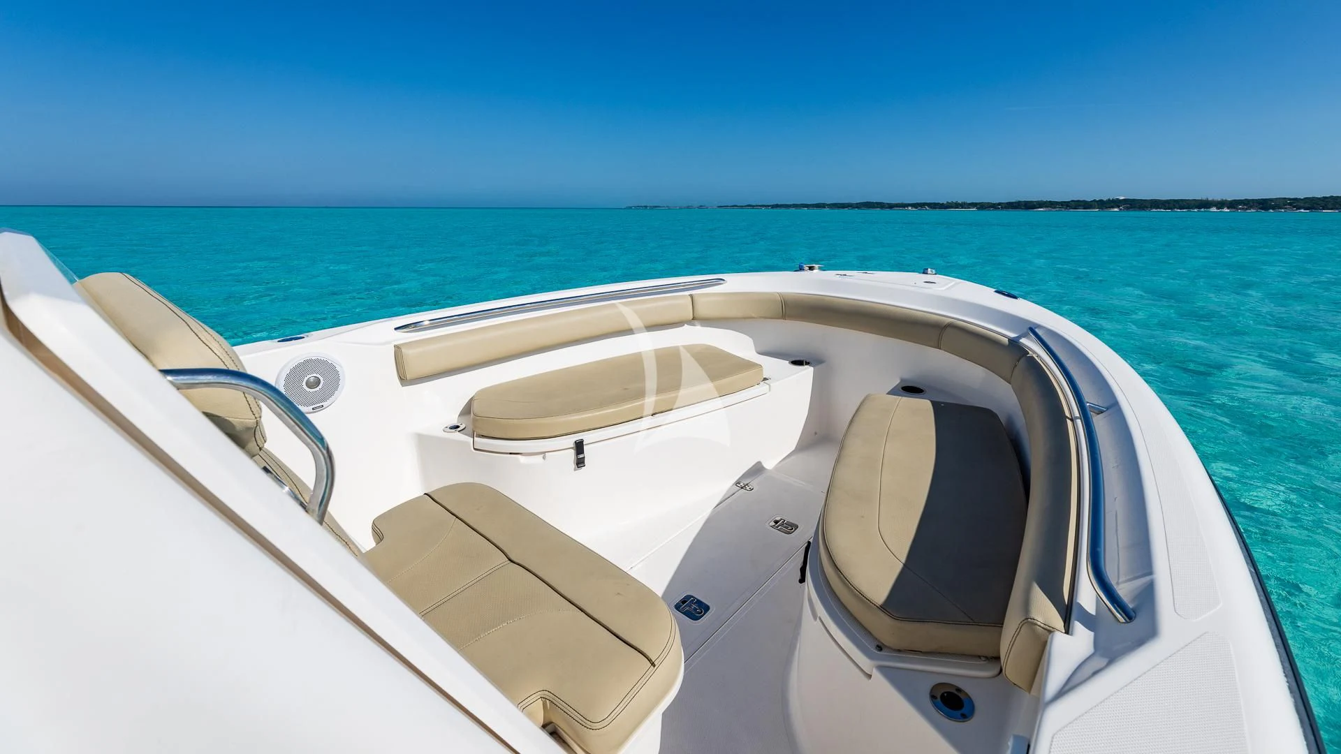 a boat on the water aboard LADY B Yacht for Charter