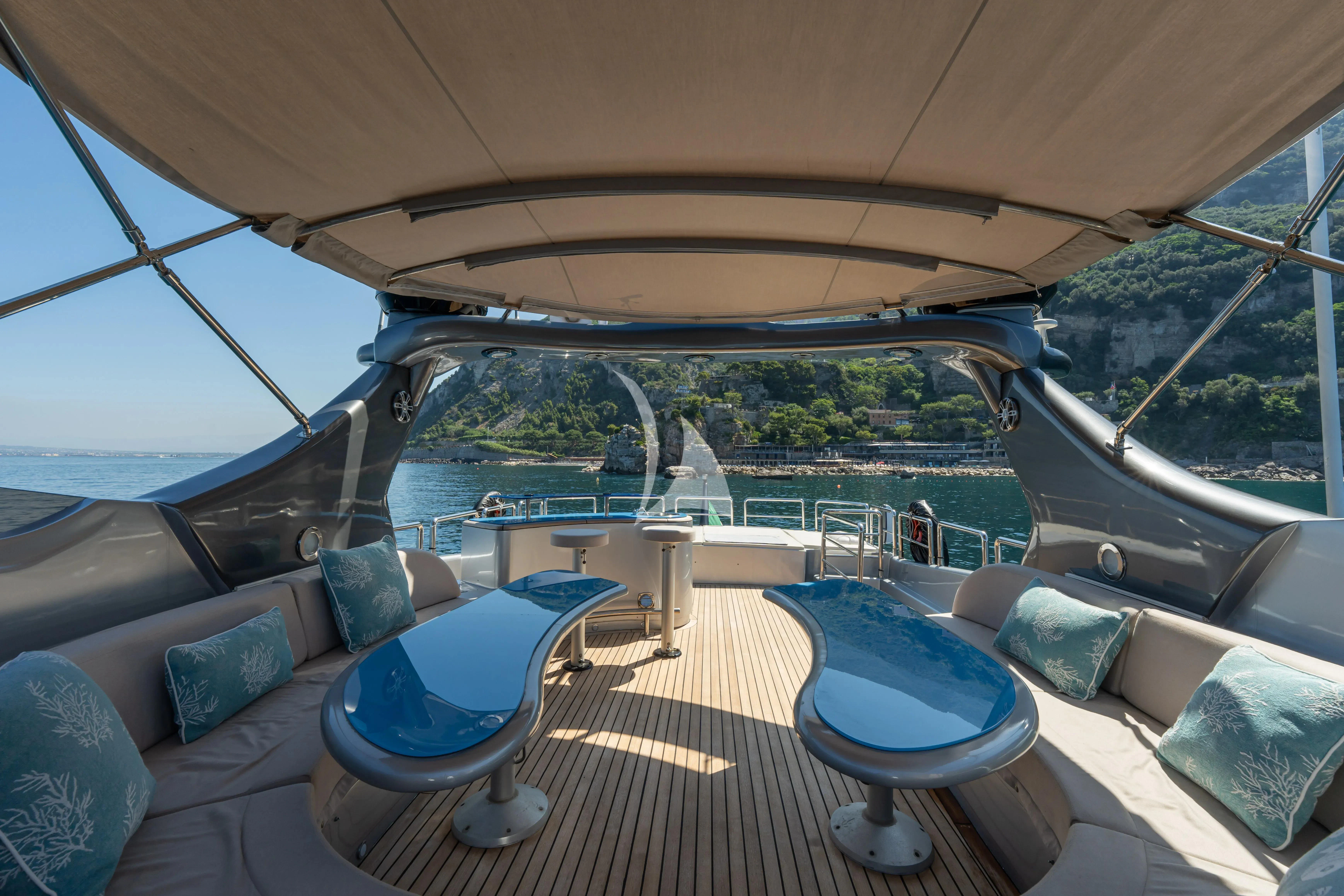 a boat on the water aboard LADY B Yacht for Charter