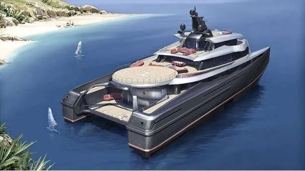 a boat on the water aboard NURJA Yacht for Sale