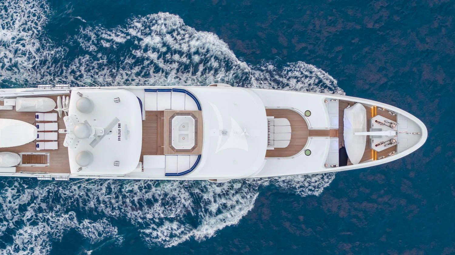 a space ship in space aboard CHASSEUR Yacht for Charter