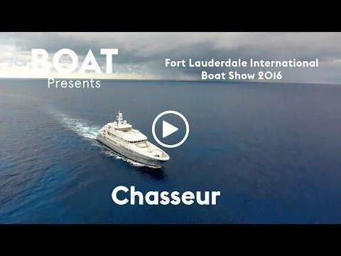 a ship in the water aboard CHASSEUR Yacht for Charter
